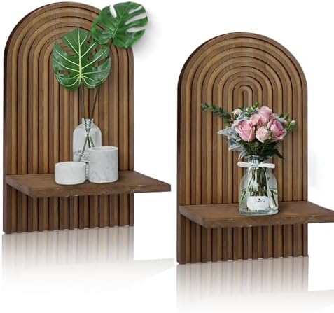 LIYAOLI Boho Shelves Bohemian Decorative,Vintage Wall Shelf Boho ...