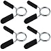 DOULEIN Clip a Molla per Bilanciere, 4 Pezzi Clip per manubri Morsetti da Bilanciere Palestra Collari con Clip a Molla Chiusure a Molla per Manubri Fitness