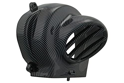 Lüfterrad Abdeckung Piaggio AC bis 1998 carbon-look mit Lufthutze
