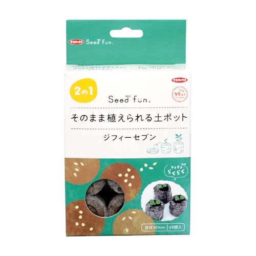 サカタのタネ 土ポット ジフィーセブン 30mm (48個入)×6セット