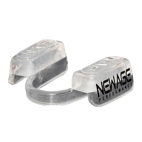 New Age Performance 5DS Core Mid Profile Fitness Mouthpiece, Enhance Athletic Performance for Weightlifting, Endurance, and All Non-Contact Sports, Clear