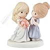 Precious moments mother of the bride figurinewedding day keepsakesentimental mother daughter wedding giftbisque porcelain collectible  urban country home decor