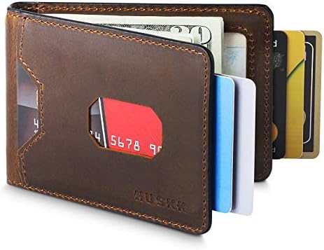 Men Wallet - RFID Minimalist Slim Front Pocket Card Travel Holder Clip CSBW