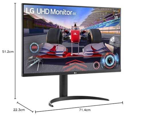 LG Ultrafine™ 32UR500-B Ecran PC 4K 32" - Dalle VA résolution UHD 4K (3840x2160), 4ms GtG 60Hz, HDR 10, DCI-P3 90%, AMD FreeSync, inclinable, Haut-parleurs intégrés