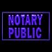 190146 Notary Public Authorized Business Office Service Display LED Light Neon Sign (21.5