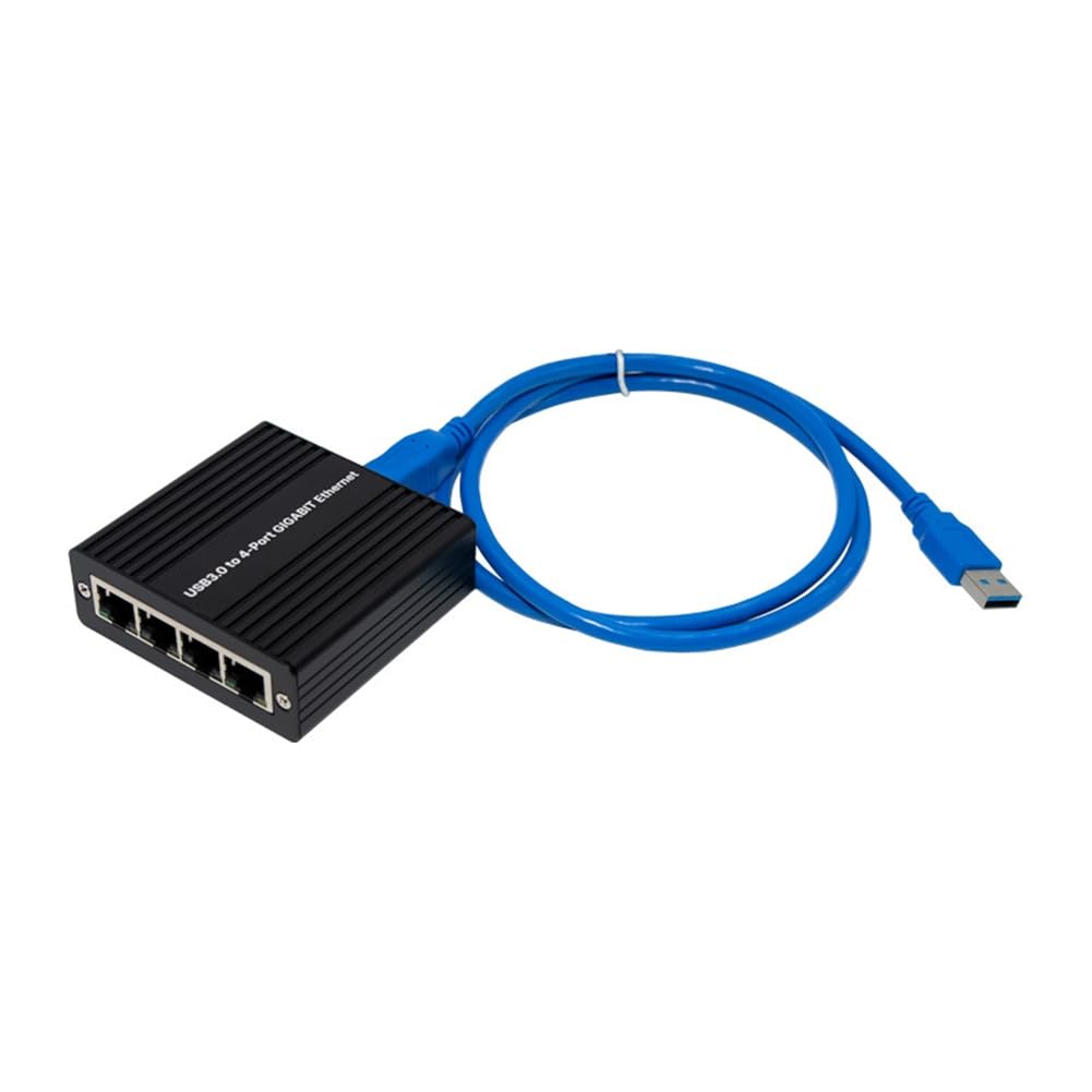USB3.0 à 4 Ports LAN Gigabit Ethernet Adaptateur USB ST7491 RTL8153 Carte Réseau pour Le RJ45