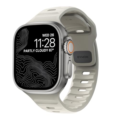 NOMAD Sport Band Stone 45mm – Premium Apple Watch Band
