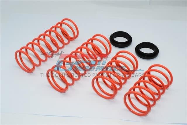 2.8MM Coil Springs for Original OR Optional Shock for 1/5 TRAXS X-maX - (Color: Red)