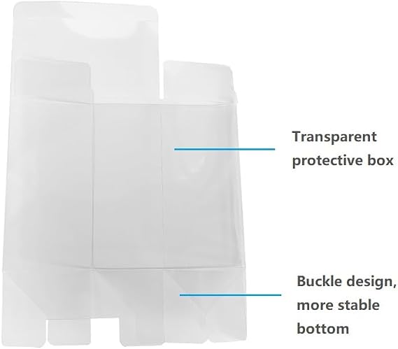 10PCS Clear Plastic Protector Case Box Sleeve Display Box Compatible for Elite Trainer Box ETB