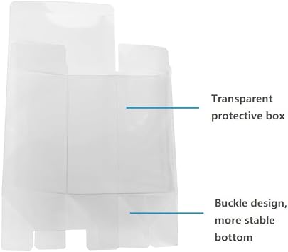 10PCS Clear Plastic Protector Case Box Sleeve Display Box Compatible for Elite Trainer Box ETB