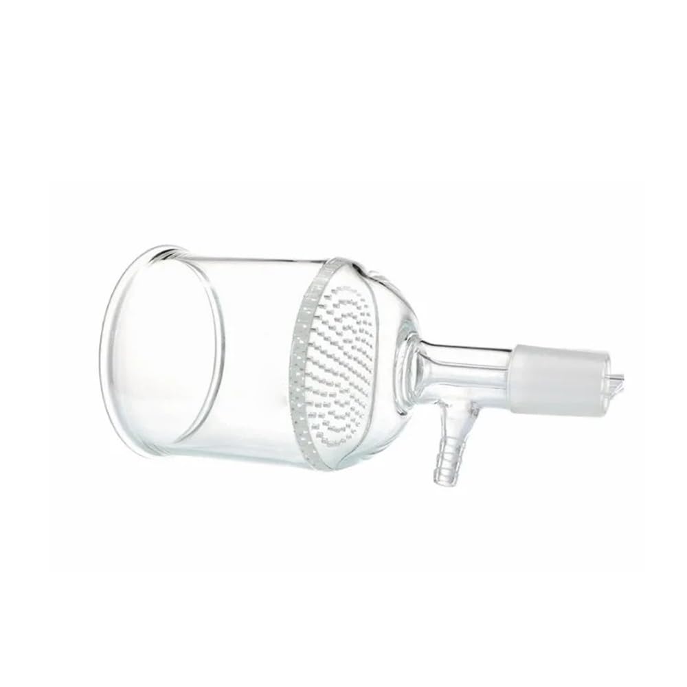 Embudo de vidrio de laboratorio con placa de orificio de 24 mm, calibre 35, 60, 100, 250, 500 y 1000 ml, 1 unidad(250 ml)