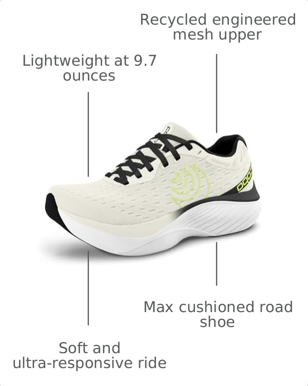 Image of Topo Athletic Men's Lightweight Comfortable 5MM Drop Atmos Road Running Shoes, Athletic Shoes for Road Running