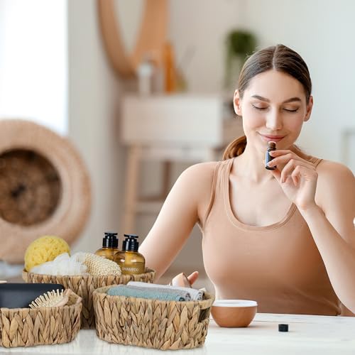 Corbeilles en eichhornia naturel Relaxdays | Paniers tressés haut de gamme