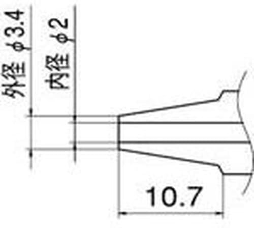 Hakko Nozzle for FM-2024, 2.0 mm