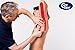 CureTape Classic | Kinesiology Tape for Muscle & Joint Pain | Elastic Therapeutic Tape | Waterproof Athletic Tape | Medical K Tape (Red)
