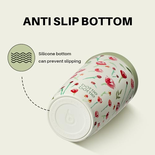 BOTTLE BOTTLE Thermobecher 350ml für Kaffee oder Tee, auslaufsicher und Easy Quick-Press-Verschluss, Isolierbecher Travel Mug Classic Grande (Verdena) 4