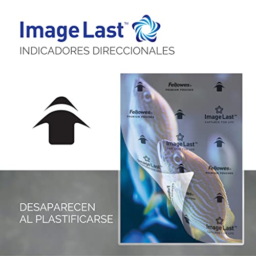 Indicadores direccionale ImageLast que desaparecen al plastificarse.