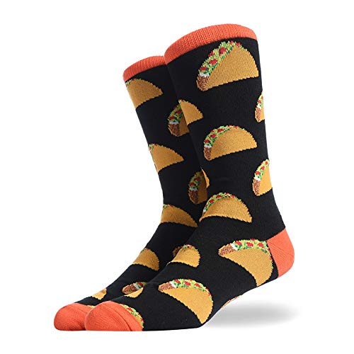 Pingyongchang Hamburger Tacos Socks for Man and Woman Funny Novelty Socks Thanksgiving Christmas Gift- taco