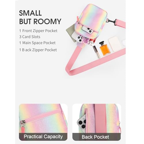 Image of Birthday Gifts for 8 9 10 11 12 Year Old Teens Girls Kids, Fanny Pack Crossbody Bag Sling Belt Bags Purse, Dorm Travel Essentials for Girls Fashion, Preppy Tween Teen Girl Gift Trendy Stuff