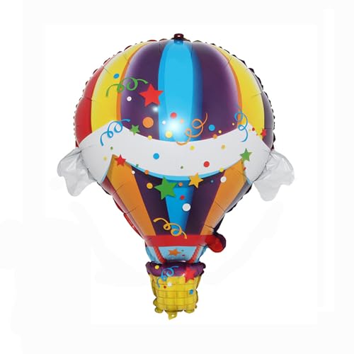 Morndew Hot Air Balloons Foil Party Decorations
