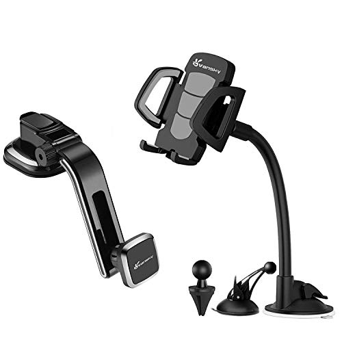 Vansky 3-in-1 Universal Car Phone Mount with Magnetic Phone Car Mount