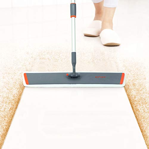 Trapeador para La Limpieza del Hogar 60 Cm Plana Mop Telescópica Paño De Microfibra Hogar Limpieza del Piso Fregona Plana Herramientas De Limpieza