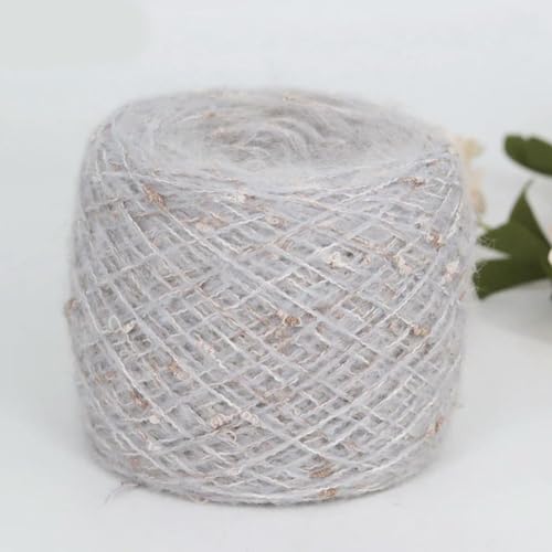 Hilo metalizado mohair de 50g, hilo de tejer multicolor, manualidades DIY, hilos de lana de ganchillo a mano
