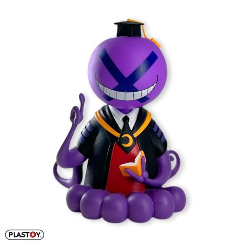 Tirelire Koro Sensei Violet Plastoy pour ranger vos pièces de monnaie facilement
