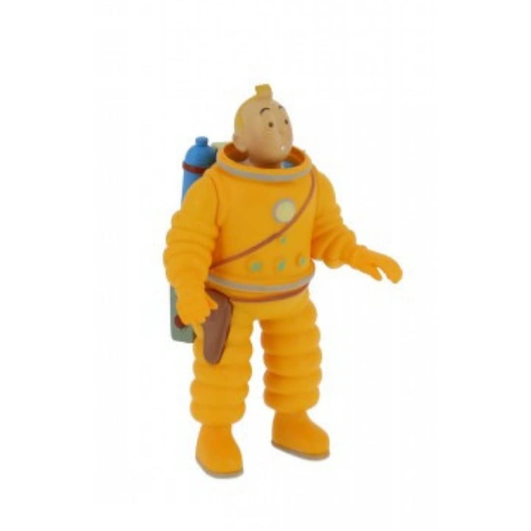 PHILAIMPEX Tintin Collection, Adventures of Tintin,PVC Figurine 8 cm - Tintin in Space Suit