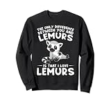 Diferencia entre tú y Lemurs Lemurs Sudadera