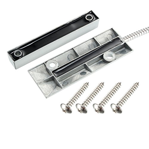 Image of uxcell Rolling Door Contact Magnetic Reed Switch Alarm with 2 Wires for N.C. Applications OC-55