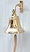 Brass Ship Bell Polished Nautical, Heavy Duty Brass Maritime Duty Watch Ships Bell by The Metal Magician