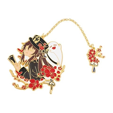 HTBH For Genshin Impact Hu Tao New Enamel Pins Brooch Metal Badge Button Collection Souvenir Cosplay Gift Cover