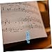 Holibanna 10pcs Music Note Clips Score Holders for Musicians Practical Piano Sheet Clamps for Easy Page Viewing for Lectures Recipes and More