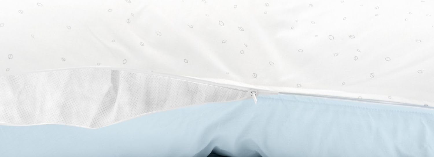 Kikkaboo cuscino per allattamento Dream Big lungo 150 cm 100% cotone sfoderabile, colorazione:blu