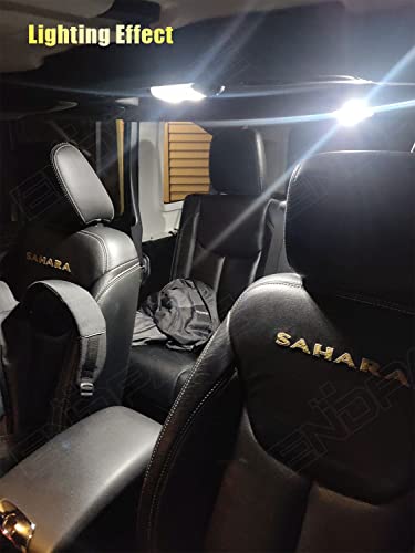 Kit de Luz LED Interior para Jeep Wrangler JK 4-Door 2007-2018 miniatura 4