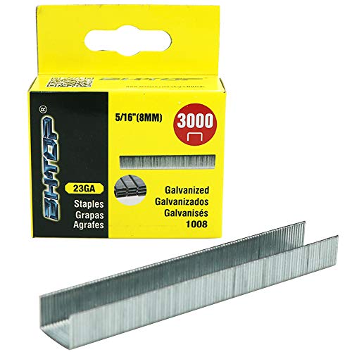 BHTOP 5/16 Inch Staples for Staple Gun 1008 8mm Industrial Staples 3000 Pack