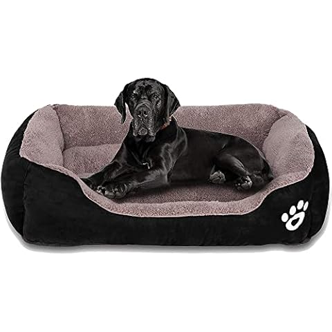 GoFirst Dog Beds for Large Dogs, Washable Large Pet Dog Bed Sofa Firm Breathable Soft Couch Orthopedic Dog Bed for Giant Jumbo Large Medium Small Puppy Cat Cozy Sleeping, Waterproof Non-Slip Bottom Cover