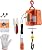 Electric Hoist Winch 1,100lbs Portable Electric Winch - Manual and Wired- with Lifting Strap - Max 25ft Lifting Height - Lift 16ft/min