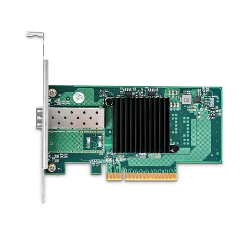 Tarjeta de Red 10GbE PCIE Nic para Intel X520 DA1 82599EN Chip, Single SFP+ Puerto, 10Gbit PCI Express x8 LAN Adapter, 10Gb Nic para Windows Server, Win8, 10, Linux