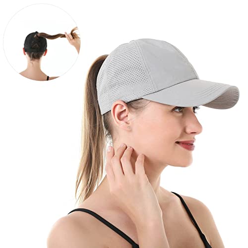 Image of Quick Dry Fit Baseball Cap - Water Repellent Sun Hat for Fishing, Running, Hiking, Golf, Surfing, Sailing, Boating