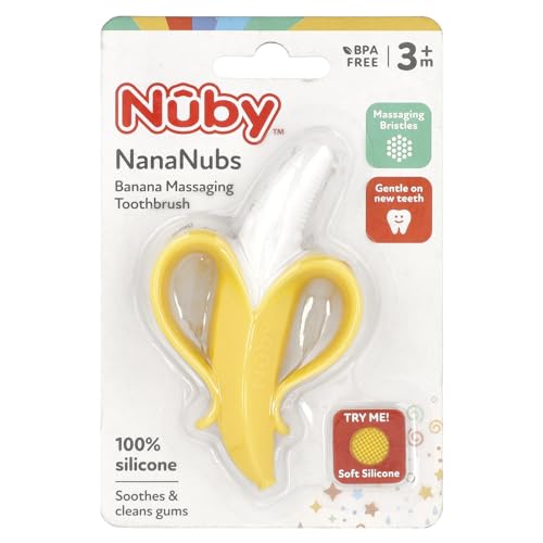 Image of Nuby Nananubs Banana Massaging Toothbrush