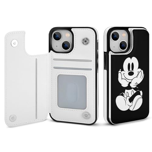 iPhone 14 Plus �P�[�X �蒠�^ �~�b�L�[�}�E�X (6) �S�@��Ή� �J�[�h���[ �X�}�z�P�[�X ���z�^ �J�o�[ �g�уP�[�X ������� ���� �S�ʕی� Pu���U�[ �X�^���h�@�\ t7j8k572