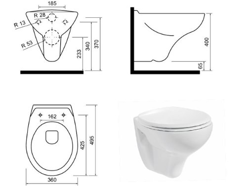 Doccia WC Rialzo Bidet Taharet Wc Taharat Doccia Intima - Foto 8