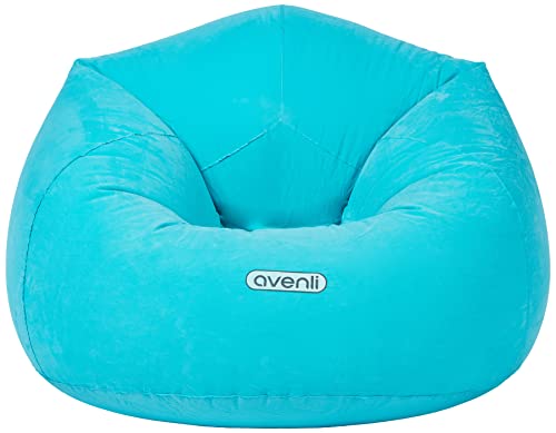 Sillón hinchable moderno Avenli INNOV Pratic 105 x 105 x 65 cm, puff de aire para dormitorio 4
