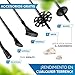 Imagen de NORDMUT® Bastones de Senderismo Plegables en Aluminio o Carbono Ultraligeros