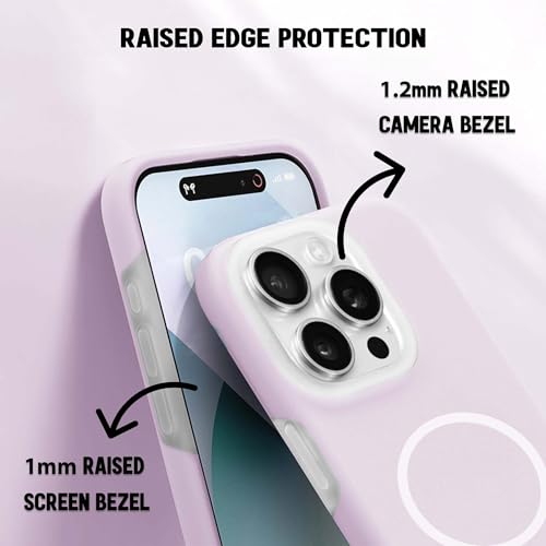 Image of Kratos Soft Silicone Case Cover Compatible with iPhone 16 Pro Max - Everyday Comfort Protection, Wireless Magnetic Charging Case with Raised Edge Camera & Screen Protection, Shock-Resistant Design