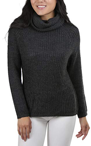 Image of ToBeInStyle Women's Classic Knit Fold Over Turtleneck Pullover