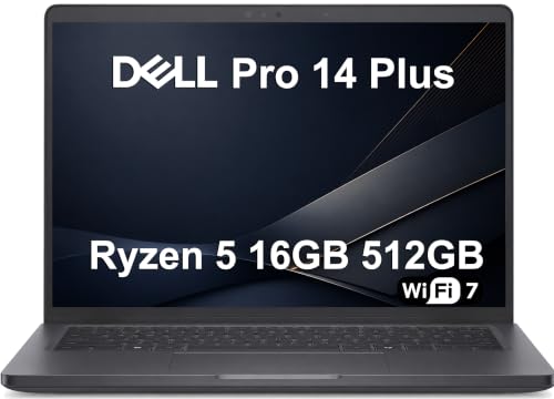 Image of Dell Pro 14 Plus PB14255 (Next Gen Latitude 5450) Business Laptop (14 inch FHD+, AMD Ryzen 5 Pro 215 (> Intel Ultra 5 125U), 16GB DDR5 RAM, 512GB SSD), 2X Thunderbolt 4, Backlit, Wi-Fi 7, Win 11 Pro