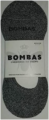 Bombas No Show Cushioned, Gray, Medium